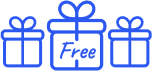 Free gifts icons