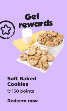 Redeem now: Soft-baked cookies 130 points