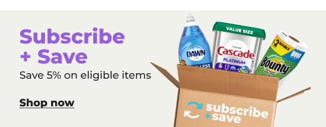 Shop now: Subscribe + Save 5% on eligible items