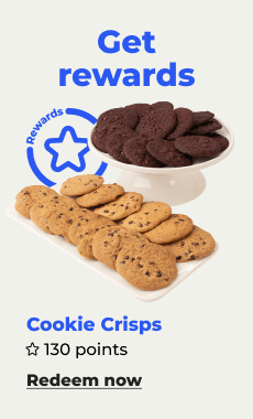 Redeem now: Cookie Crisps with 130 points