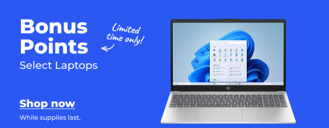 Shop now: Bonus points on select laptops