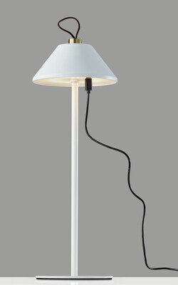 Adesso Danny LED Table Lamp, White (4091-02)