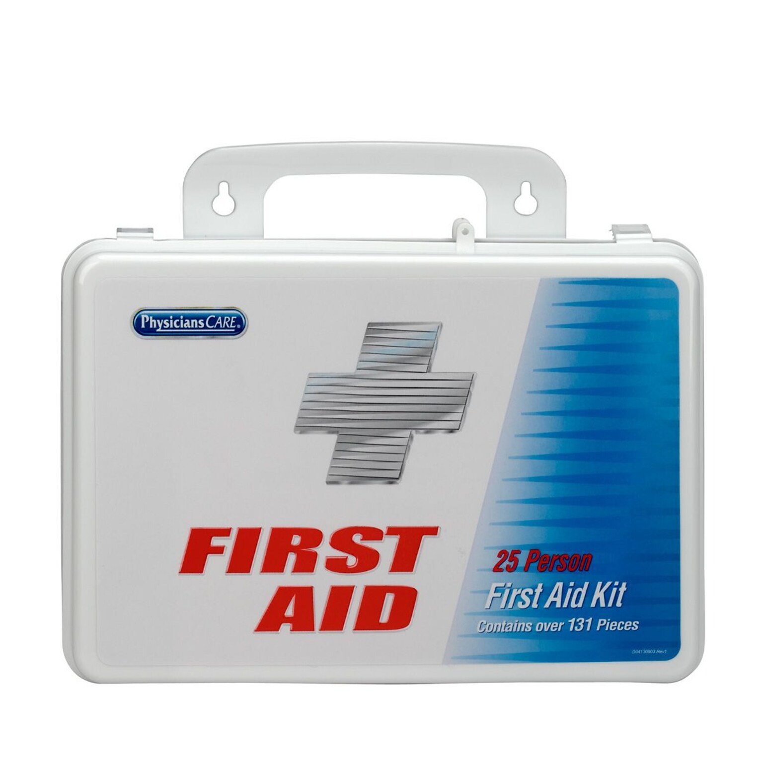 PhysiciansCare 135 pc. First Aid Kit, 25 People, White (60002)