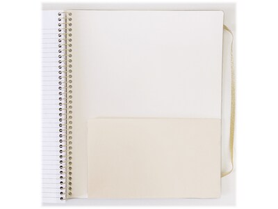 Carolina Pad Keep it in line Professional Notebook, 9.65" x 11.6", College-Ruled, 100 Sheets, Assorted Colors (10000)