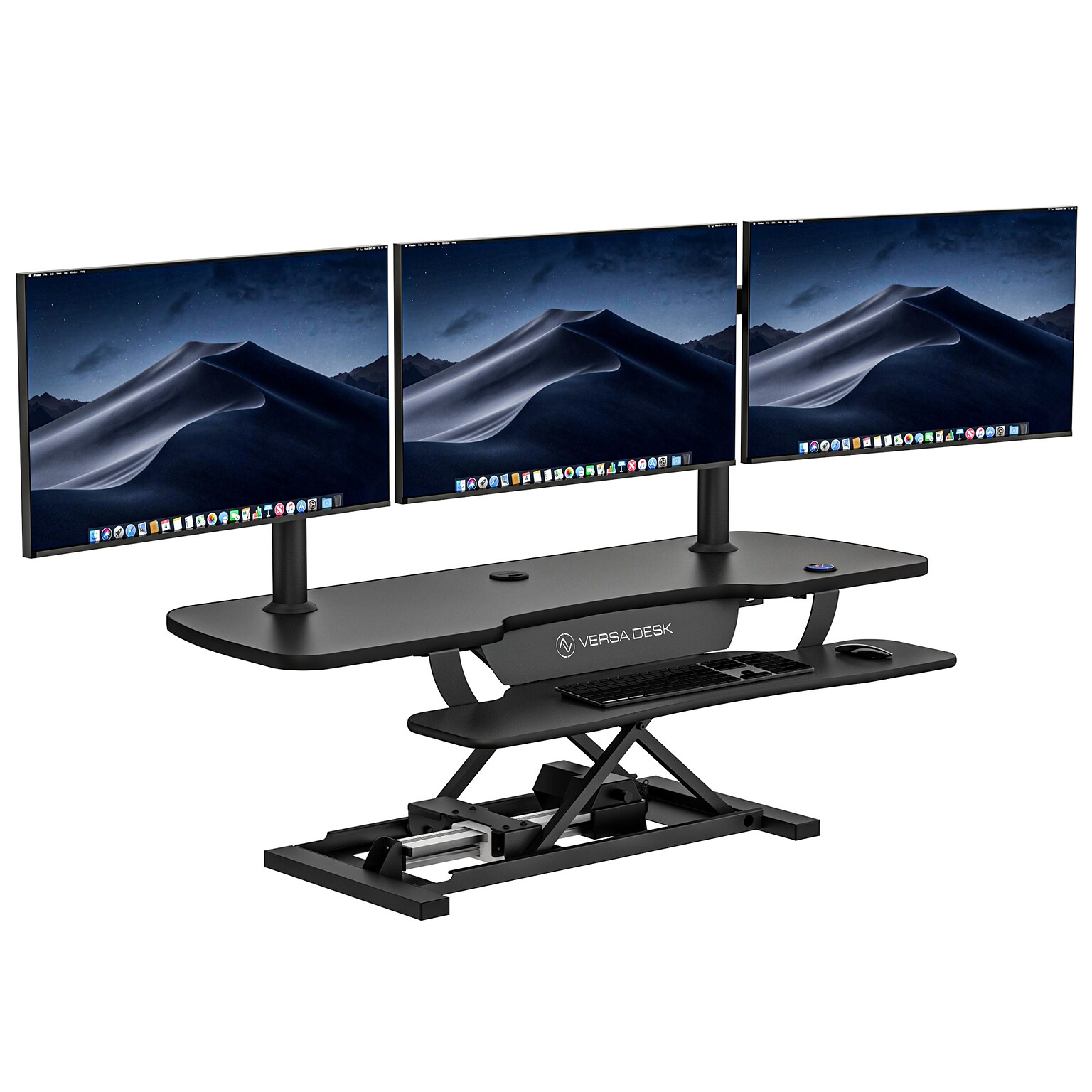 VersaDesk PowerPro 48W Electric Adjustable Standing Desk Converter, Black (SP7644824-00-01)