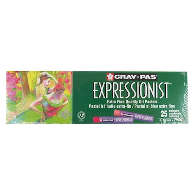 Sakura Cray-Pas Expressionist Oil Pastels, Assorted Colors, 25/Set, 2 Sets (SAKXLP25-2)