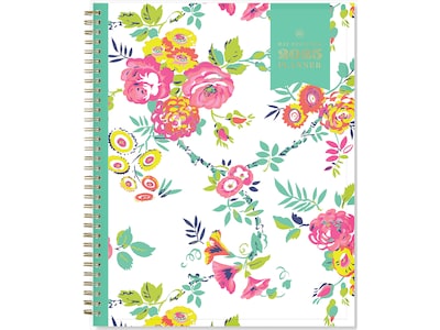2025 Blue Sky Day Designer Peyton White 8.5 x 11 Weekly & Monthly Planner, Plastic Cover, Multicol