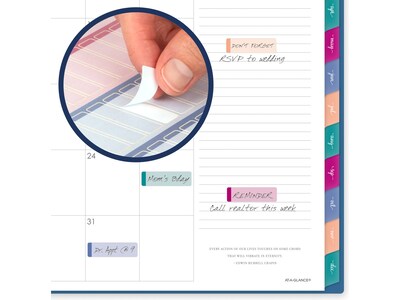 2025 AT-A-GLANCE Harmony 8.5" x 11" Weekly & Monthly Planner, Poly Cover, Denim (1099-905-20-25)