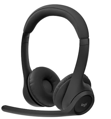 Logitech Zone 305 Wireless Bluetooth Stereo Headset , USB-C/USB-A, Black (981-001450)