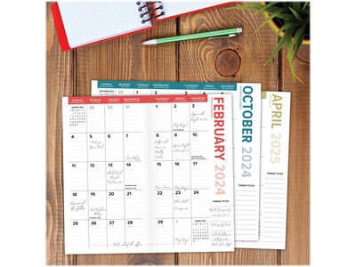 2024-2025 Willow Creek Italy 3.5" x 6.5" Monthly Planner, Multicolor  (39021)