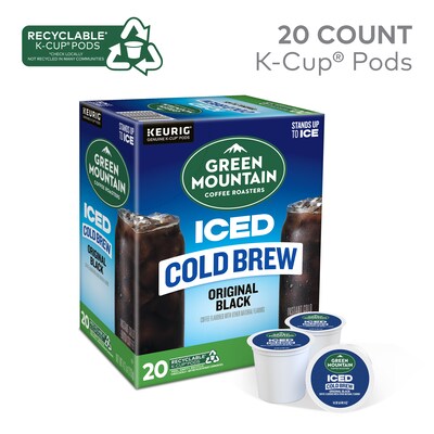 Green Mountain Coffee Roasters Iced Cold Brew Orginal Black Keurig® K-Cup® Pods, 20/Box  (5000372042