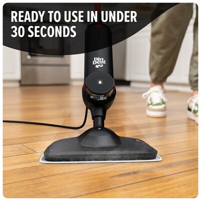 Dirt Devil Microfiber Steam Mop, Black (WD20000)