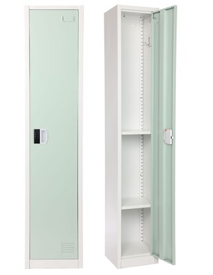 AdirOffice 72H Single Tier Misty Green Storage Locker (ADI629-201-MGRN-DL)