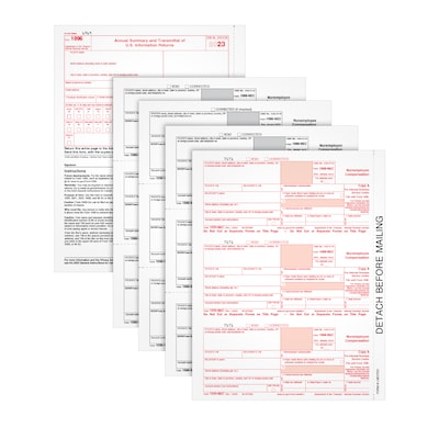 TOPS 2023 1099-NEC Tax Form, 4-Part, 50/Pack (6103NECQ)