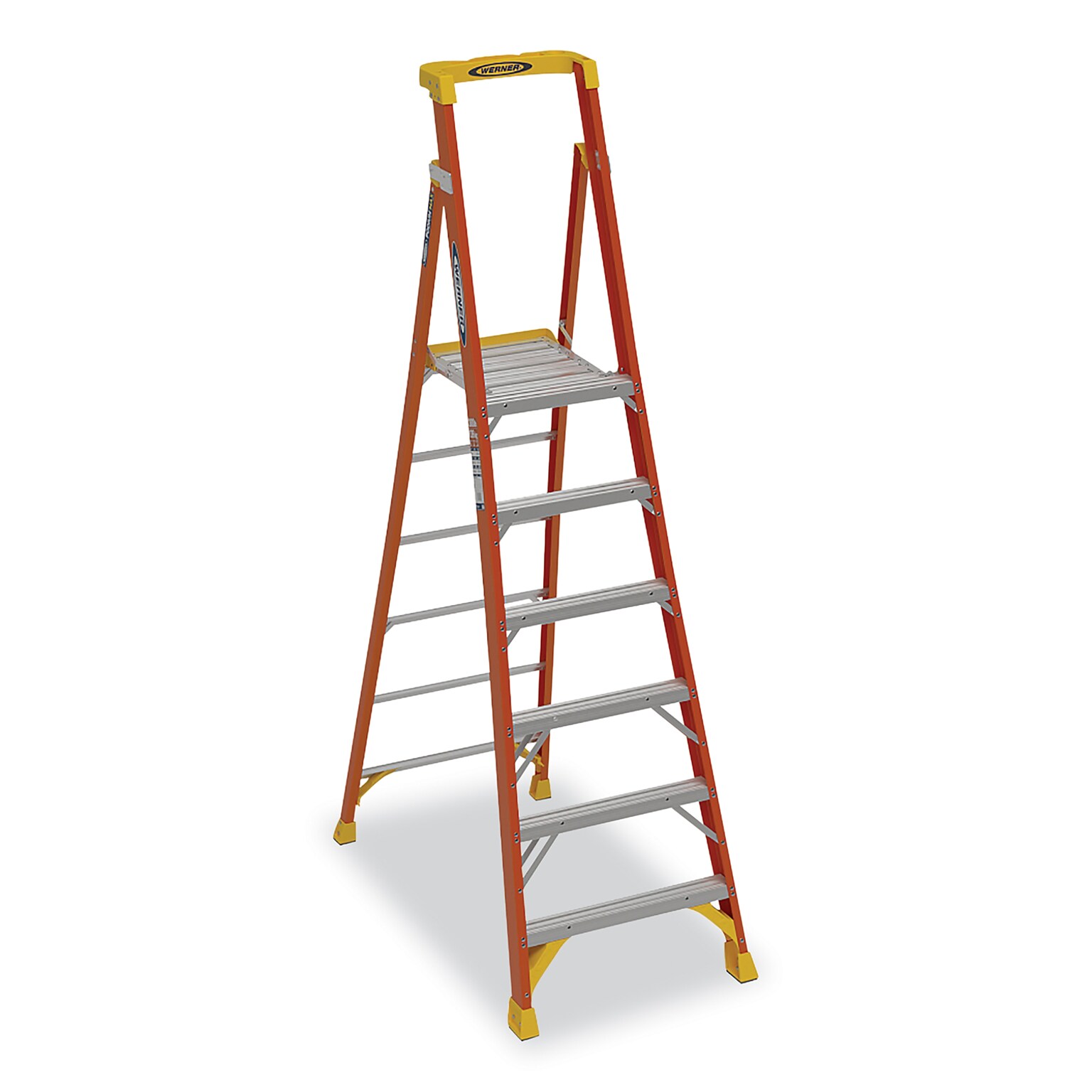 Werner 6 Fiberglass Podium Ladder, 300 lbs. Capacity (PD6206)