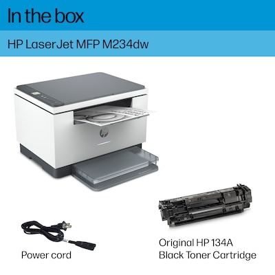 HP LaserJet MFP M234dw Printer All-in-One (6GW99F) | Quill.com