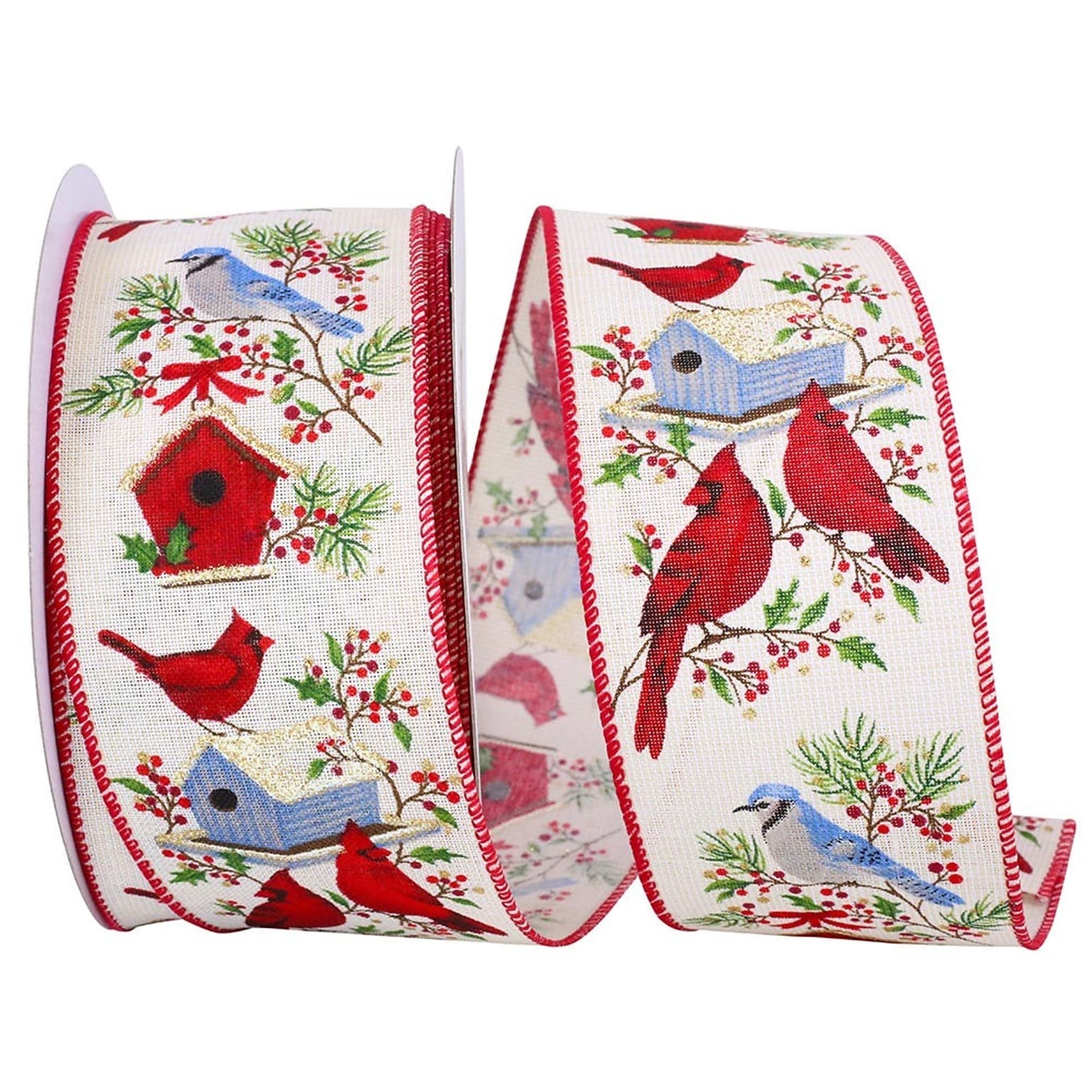 JAM Paper Ribbon, Cream Cardinals (52640348560)