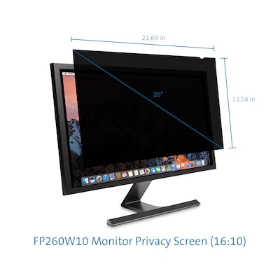 Kensington Anti-Glare Reversible Privacy Screen for 26" Widescreen Monitor, 16:10 (K52113WW)
