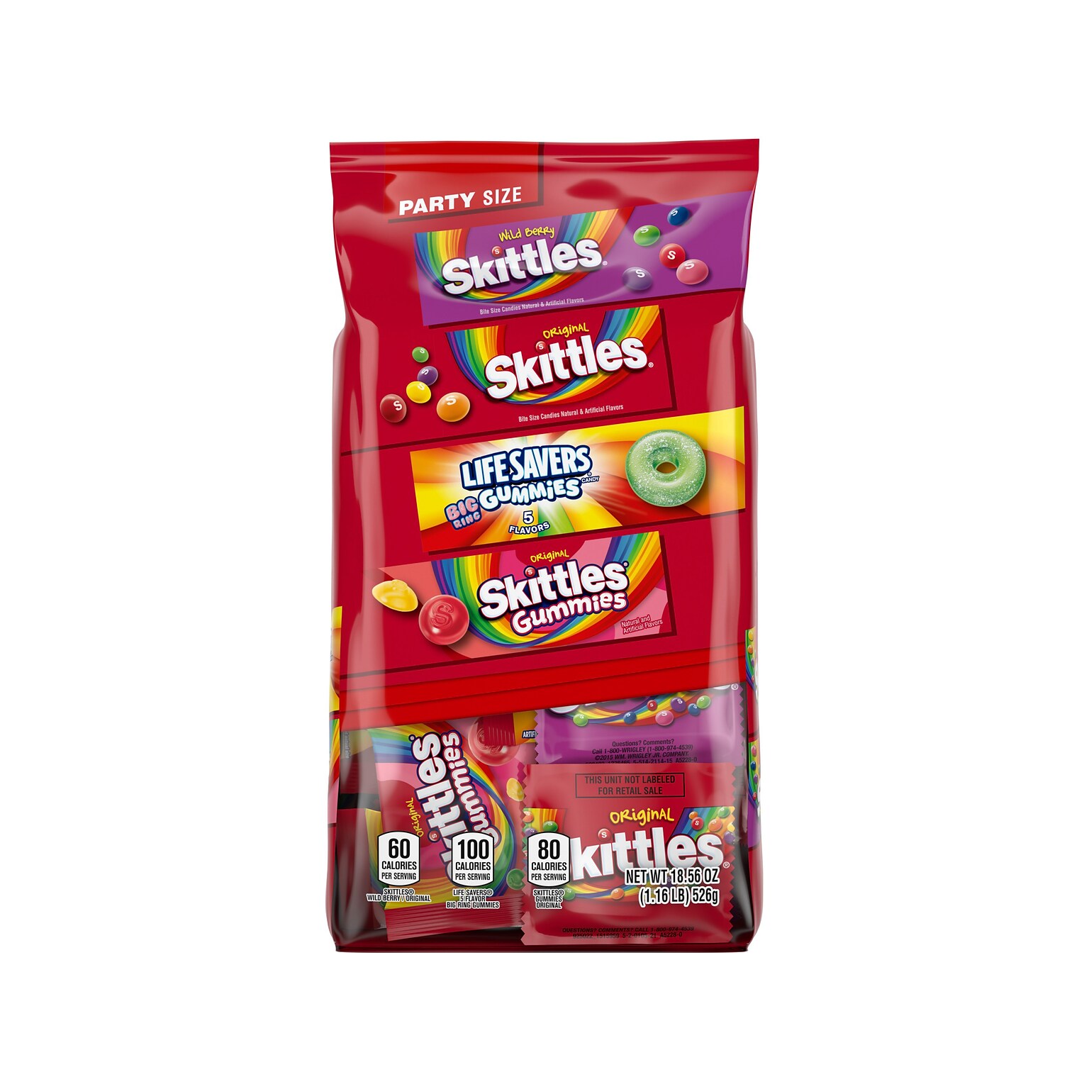 Skittles, Skittles Gummies, and Life Savers Gummies Variety Pack, Assorted Flavors, 18.56 oz. (461316)