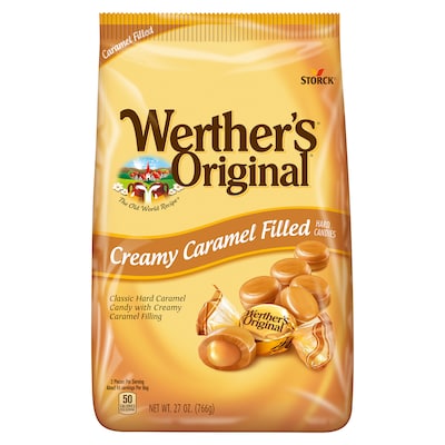 Werthers Original Creamy Caramel Filled Hard Candy, 27 oz., (SUL46044)