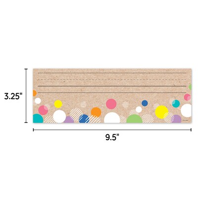 Creative Teaching Press Krafty Pop! Colorful Kraft Bubbles Name Plates, 36/Pack, 6 Packs (CTP10941-6)