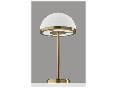 Adesso Juliana LED Table Lamp, Antique Brass (5187-21)