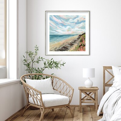 Amanti Art Connecticut by Emily Kenney Wood Framed Wall Art Print, 33 x 33 (A42677158457)