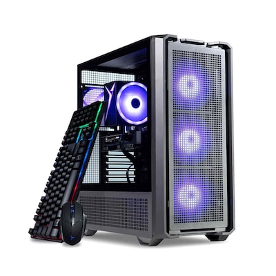 Skytech Edge Gaming Desktop, AMD Ryzen 7 5700, 32GB RAM, 1TB SSD, NVIDIA GeForce RTX 4060 Graphics,