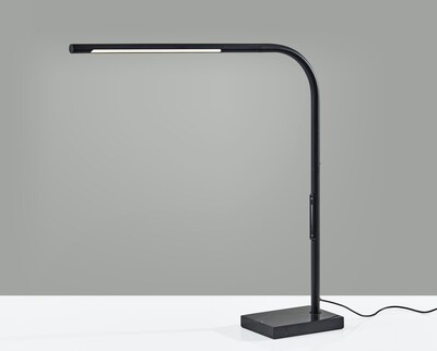 Adesso Cullen LED Desk Lamp, 24"H, Black (4353-01)