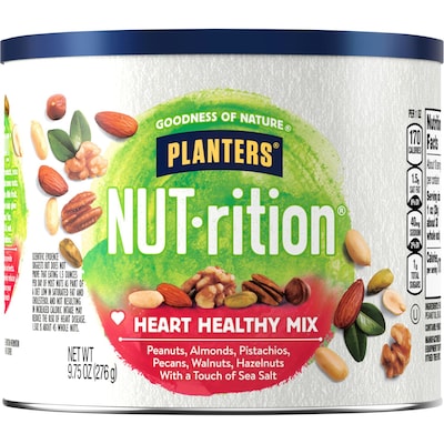 Planters NUT-rition Heart Healthy Mix Nuts, Variety, 9.75 Oz. (05957)