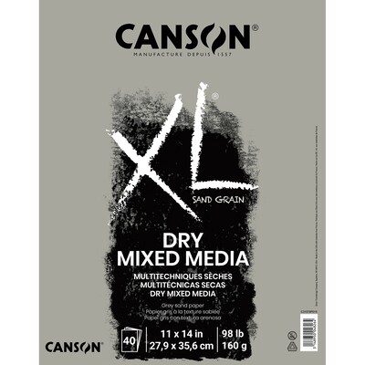 Canson XL Series 11 x 14 Mixed Media Sketch Pad, 10 Sheets/Pad, 2/Bundle (MCXC31078P015-2)