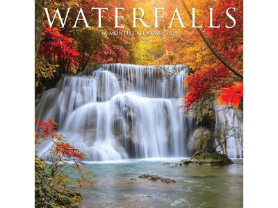 2025 Willow Creek Waterfalls 7 x 7 Monthly Wall Calendar (46005)