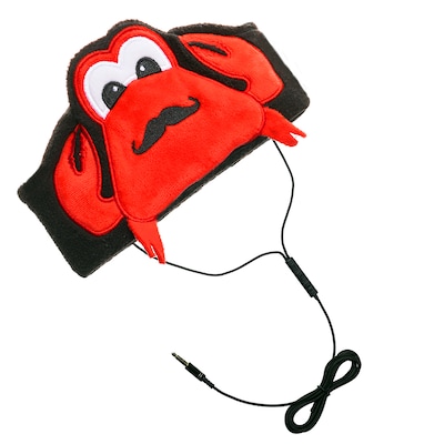 Contixo H1 Adjustable Fleece Headband Headphones, Crab (CNXH1CRAB)