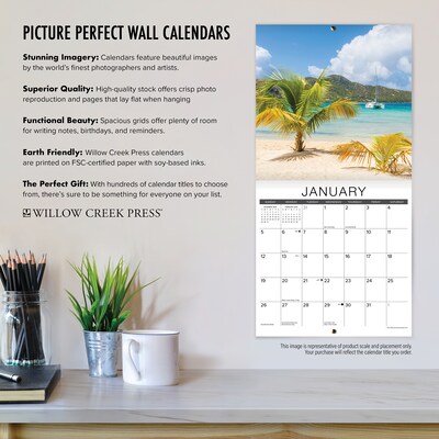 2025 Willow Creek Hawaii 12" x 12" Monthly Wall Calendar (43301)