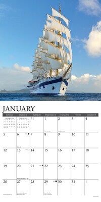 2025 Willow Creek Tall Ships 12" x 12" Monthly Wall Calendar (45077)