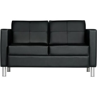 Global® Citi™ Two Seat Leather Sofa | Quill.com