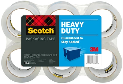 Pack-n-Tape  142 Scotch® Heavy Duty Shipping Packaging Tape 1.88