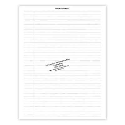 Medical Arts Press® Continuation Notes; White