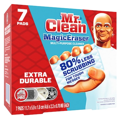 Mr. Clean Original Magic Eraser Scrubber, Cleaning Pad, 6 count
