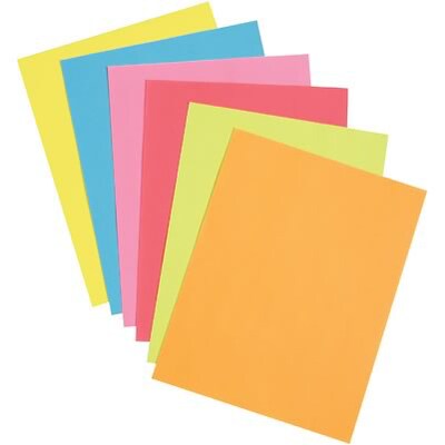 Radiant Colored Cardstock Paper - 20 Count