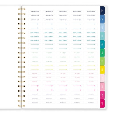 2025-2026 AT-A-GLANCE Simplified by Emily Lilac Plaid 8.5" x 11" Academic Weekly & Monthly Planner, Poly Cover (EL39-901A-26)