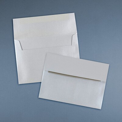 JAM Paper A7 Metallic Invitation Envelopes, 5.25 x 7.25, Stardream Silver, 50/Pack (GCST709I)