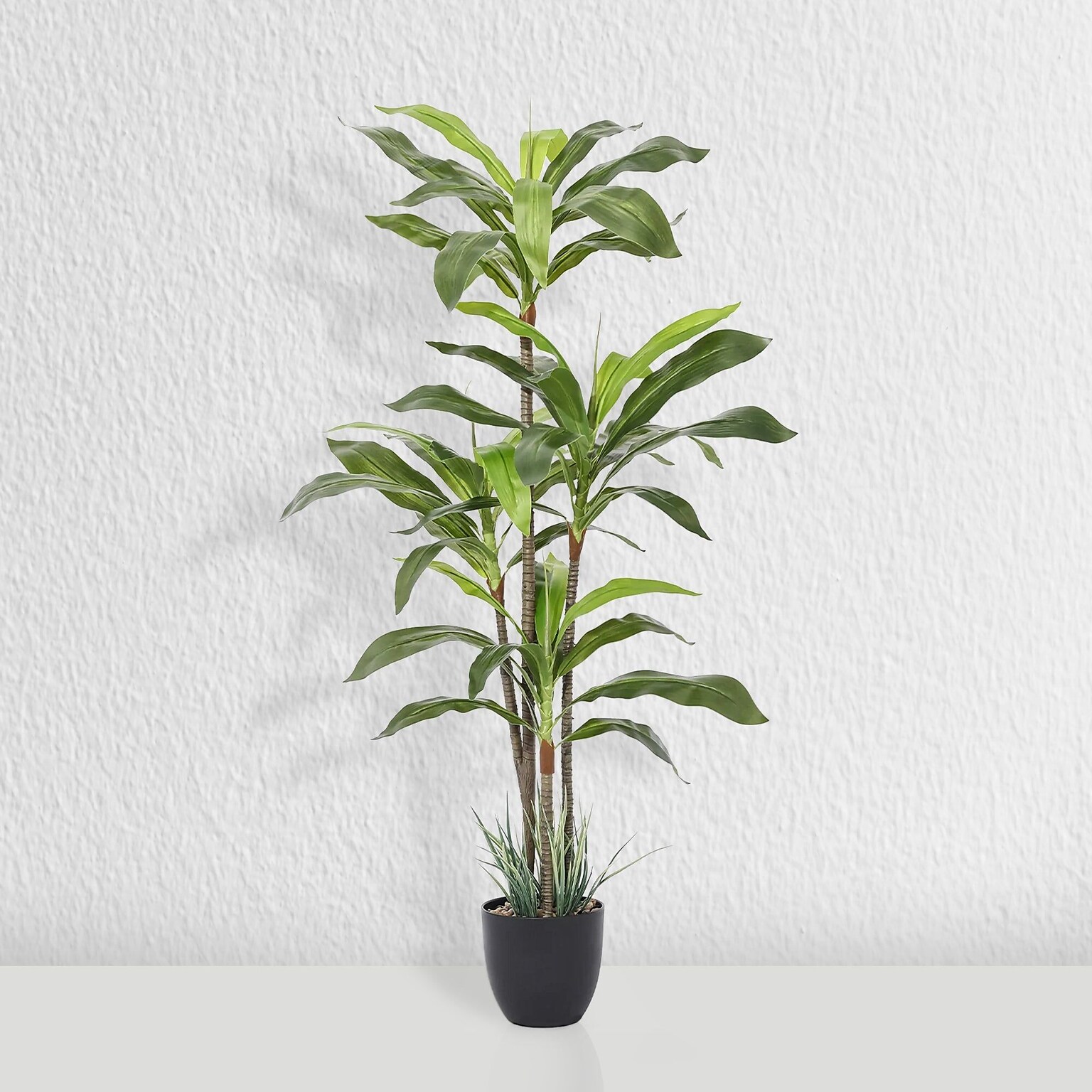 Forever Leaf 60 Artificial Dracaena Plant in Black Pot (FEV-DRA60)