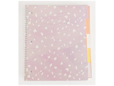 Carolina Pad Silver Lining 5-Subject Notebook, 9.75" x 11", College-Ruled, 150 Sheets, Assorted Colors (17504)