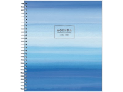 2024-2025 Blue Sky Chanson 8" x 10" Academic Monthly Planner, Plastic Cover, Blue (128693-A25)