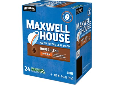 Maxwell House House Blend Coffee Keurig K-Cup Pod, Medium Roast, 96/Box (5303CT)