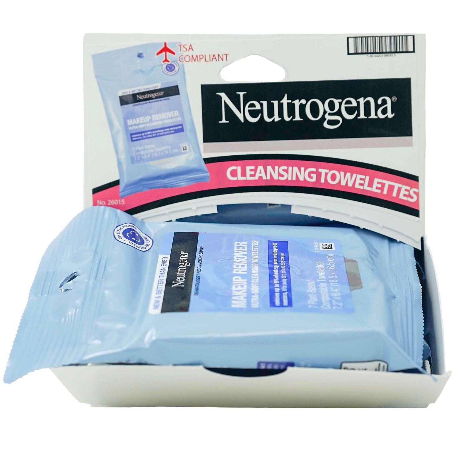 Neutrogena Makeup Remover Wipes, 7 Wipes/Pack, 12 Packs/Dispensit Box, 12 Dispensit Boxes/Carton