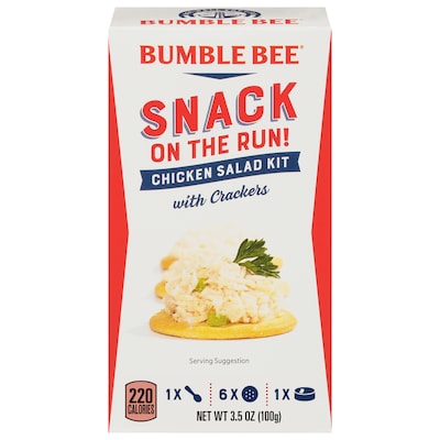 Bumble Bee Snack On The Run! Chicken Snack Kit, 3.5 oz., 12/Carton (AHF70350)