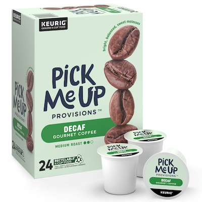 Pick Me Up Provisions™ Decaf Coffee Keurig® K-Cup® Pods, Medium Roast, 24/Box (PM62435)