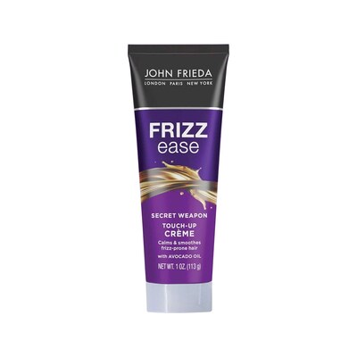 John Frieda Frizz Ease Secret Weapon Anti-Frizz Styling Cream, 1 oz Travel Size Bottle, 12 Bottles/Bag, 20 Bags/Carton